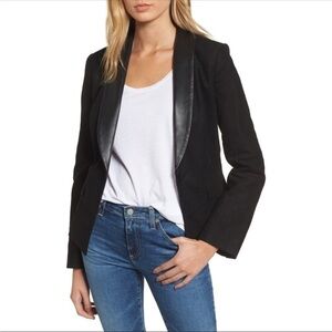 AG Adriano Goldschmied Women's Estelle Blazer- Medium- Black